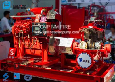 Chine pompe à incendie d'entraînement du moteur diesel 1250GPM @ 120PSI avec l'approbation fendue de la pompe à incendie de caisse de centrifugeur horizontal UL/FM à vendre
