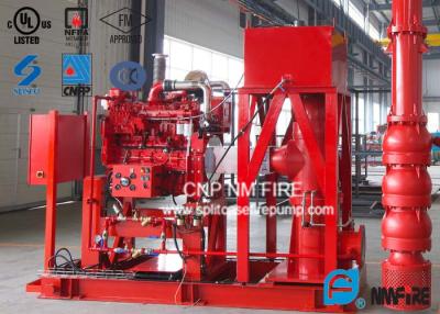 China Ductile Cast Iron Fire Fighting Pump Set With Vertical Turbine Fire Pump For Metro Stations for sale