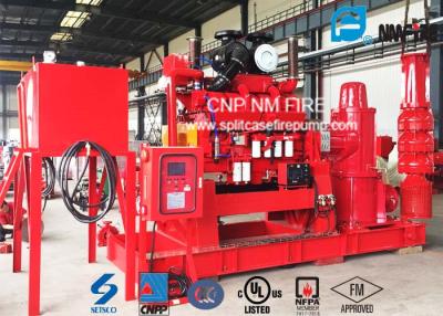 China 5000GPM Diesel Engine Vertical Shaft Turbine Fire Pump For Hotels / Hospitals for sale