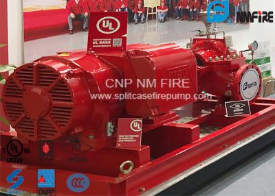 China Electic Motor Driven UL FM Approved Fire Pumps , Double Suction Split Case Pump for sale