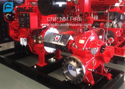 China 1500GPM @ 150PSI UL/FM Approval Diesel Engine Drive Fire Pump With Horizontal Centrifugal Split case Fire Pump for sale