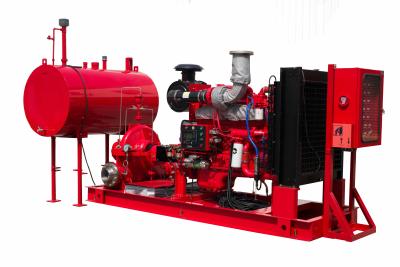 Chine pompe à eau de lutte contre l'incendie 160PSI, pompe à incendie à moteur diesel 2500GPM 1800RPM à vendre