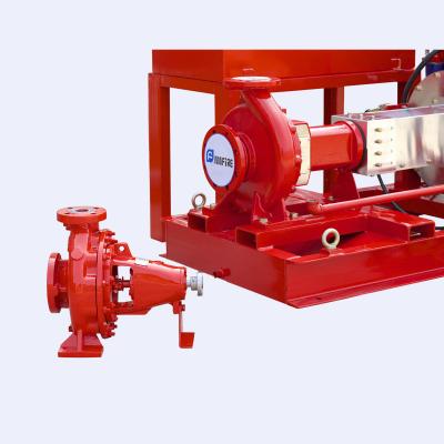 China FM Approved Ul Listed Fire Pumps , Electric Motor Driven Fire Pump 300gpm @125psi for sale