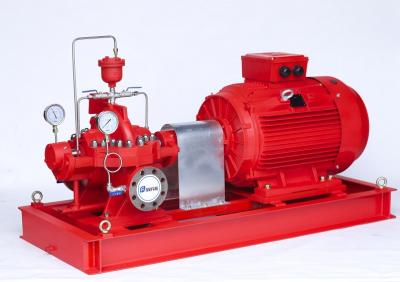 China Muliti Functional Split Case Emergency Fire Pump , Split Case Electric Fire Pump for sale