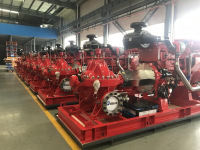 China 175PSI  Fire Diesel Engine Motor / Fire Pump And Jockey Pump 1000 GPM electric diesel jockey for sale