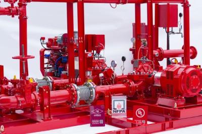 China NM Fire UL/FM Skid Mounted Fire Pump Easy Transportation Horizontal 750 GPM for sale
