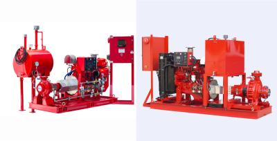 China Diesel Engine End Suction Fire Pump With Eaton Cotroller UL FM EN12845 CCCF Standards for sale