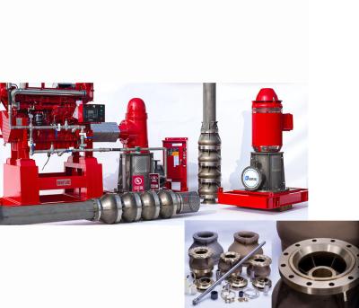 China Electric Motor Driven Vertical Turbine Fire Pump With Eaton Controller for sale
