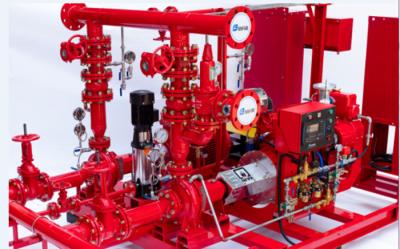 China Multi Functional 750 GPM End Suction Fire Pump With Electric Motor Driven 155 PSI for sale