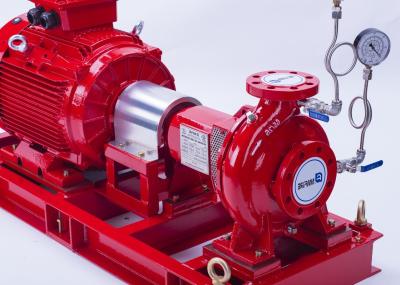 China 750 GPM End Suction Centrifugal Pump Set / 142 PSI Eaton Controller Fire Pump Set for sale