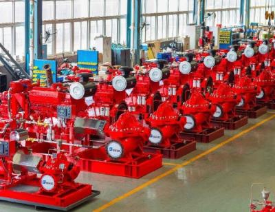 China Large Capacity Ul Listed Fire Pumps / Bronze Fire Fighting Diesel Pump for sale