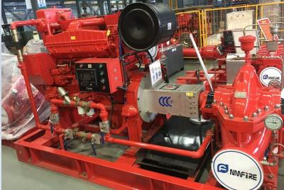 China High Head Split Case Fire Pump For National Grain Storages 102 Meter for sale