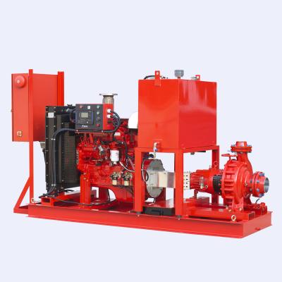 China 250 US GPM 136PSI Diesel Engine Driven Fire Pump With Eaton Controller for sale
