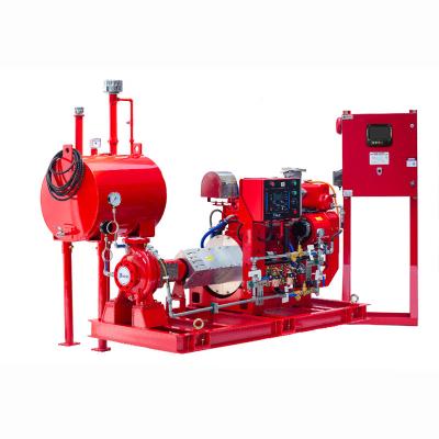 China UL FM Approved Diesel Engine Driven Fire Pump , Diesel Fire Fighting Water Pump 200GPM for sale