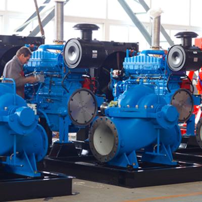 China Diesel Engine Driven Emergency Fire Pump With 20-1227Kw Power NFPA20 Approved for sale