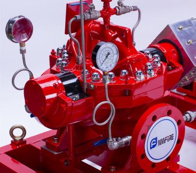 Chine Étape unique fendue industrielle de pompe à incendie de cas de 750 gal/mn avec la double roue à aubes à vendre