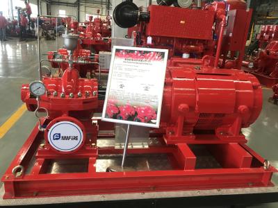 China NFPA20 Standard Electric Motor Driven Fire Pump Set , Ul Fm Pump For Fire Fighting Use for sale