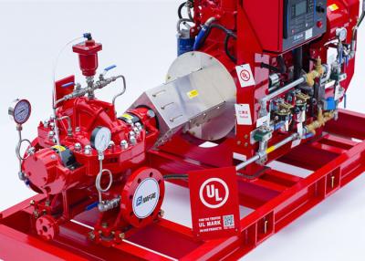 Chine L'UL FM a approuvé gal/mn fendu horizontal de la pompe à incendie de cas 500/312 pieds de NFPA principal 20 à vendre
