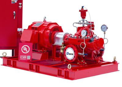 China Single Stage Double Suction Centrifugal Fire Pump   Split Case   500 GPM  With 120 PSI  Head for sale