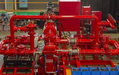 China UL FM Approved Skid Mounted Fire Pump 3500GPM@140PSI For Oil Repositories for sale