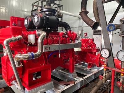 Chine Conducteur réglé de moteur diesel d'utilisation de pompe de lutte contre l'incendie, norme de la pompe à incendie d'UL NFPA20 à vendre