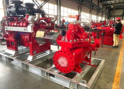 China 2000 GMP Double Suction Diesel Engine Fire Pump Set With UL /  FM Certificates Be accordance with NFPA 20 for sale