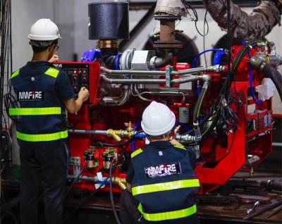 Chine Puissance élevée moteur diesel de pompe à incendie de 130 kilowatts approprié à toutes les pompes à incendie à vendre