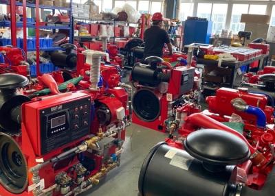 Chine L'UL de HP du feu 153 de nanomètre a énuméré le moteur diesel de pompe à incendie équipé de l'échangeur de chaleur à vendre