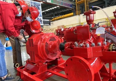 Chine Centrifugeur actionné par moteur électrique de pompe à incendie de 1000GPM@170PSI pour l'immeuble de bureaux à vendre