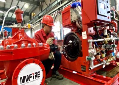 Chine L'UL a énuméré la pompe à incendie de cas de fente d'étape unique 1250 gal/mn pour la lutte contre l'incendie à vendre