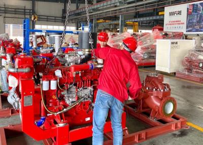 China Water Cooled 227KW 305HP Fire Pump Diesel Engine 2100RPM for sale