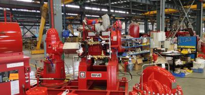 Chine Pompe à incendie verticale motorisée diesel de la turbine 500GPM à vendre
