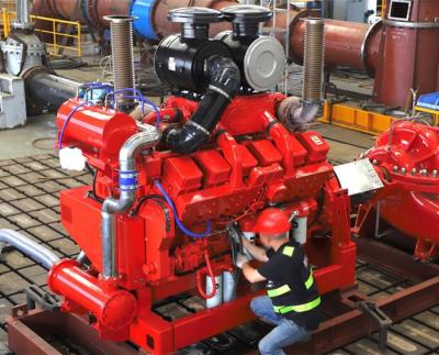 China Refrigerar de água diesel do motor da bomba de fogo com velocidade de 1900-3000 RPM em 305 UL de HP/FM à venda