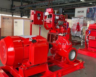 Китай Пожарный насос управляемый электрическим двигателем разделенный случая 500GPM@180PSI для пользы воды продается