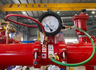 China High Prcision Fire Water Pump Package , Fire Pump Skid Package 500GPM@105PSI for sale