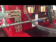 Fire diesel engine test