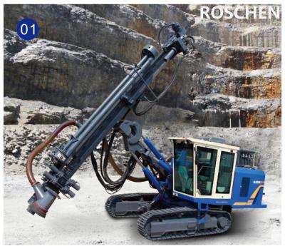 China Crawler Multifunctional Borehole Drilling Rig For Top Hammer Drilling Tools for sale