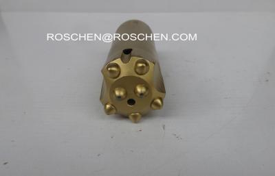 中国 ボタンのサイズ43mmのザンビアの銅鉱山の訓練のためのR32によって通される穴あけ工具 販売のため