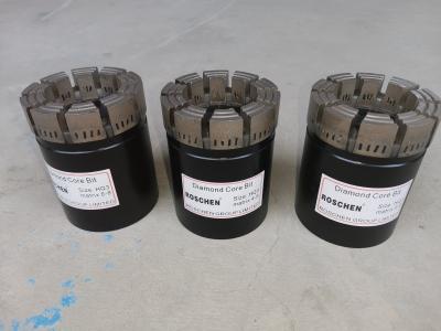 China HQ Impregnated Diamond Core Drill Bits Drilling Depth 1000 Meters And Beyond for sale