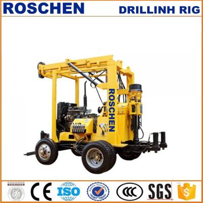 China Bore Hole Drilling For 200mm To 300mm Holes Portable Hydraulic Water Well Drilling Rig for sale