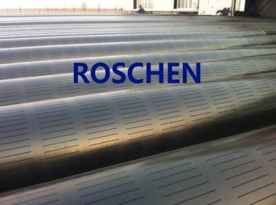China Slotted Pipe , Carbon Steel Tube , Oil Screen Tube Control Sand Coring Drilling for sale