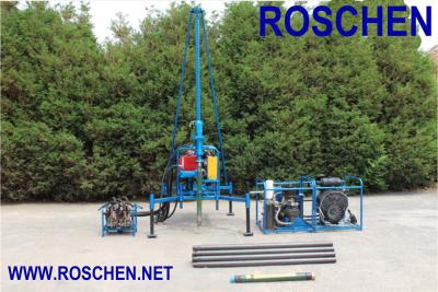 China Mountain Regions Borehole Drilling Machine , Hydraulic Drilling Rig Easy To Assembling for sale