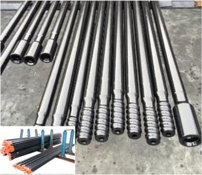 China Durable Top Hammer Drilling Drifting Extension Rod And Threaded Drill Rod for sale