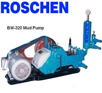 China 30kw Single Acting Triplex Plunger Stroke 110mm Drilling Rig Mud Pumps for mining for sale