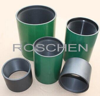 China Round NUE Casting Carbon Steel Pipe Coupling 2-3/8 inch to 4-1/2 inch for sale