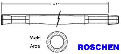 China Taladro Rod resistente fricción de 3 - del 1/2” soldada con autógena con los 4140 materiales avanzados del grado en venta