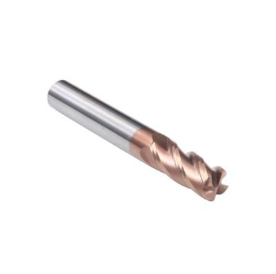China HRC55 Round Nose Milling Cutter Carbide 4 Flute for sale