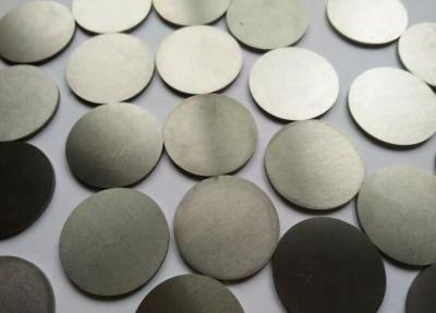 China Size Customized Tungsten Wafer , Tungsten Carbide Disc For Oil Mining for sale