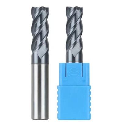 China Professional Carbide Flat End Mill , Small Diameter End Mills For Steel Milling for sale