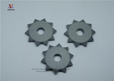 China Bush Hammer Tool Carbide Grooving Inserts / OEM Carbide Insert Blanks for sale